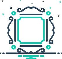 mix icon for frame vector
