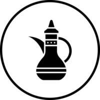 Arabic Teapot Vector Icon Style