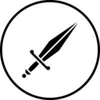 Dagger Vector Icon Style