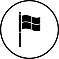 Offside Flag Vector Icon Style