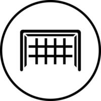 Goal Post Vector Icon Style