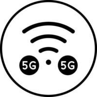 5G Network Vector Icon Style