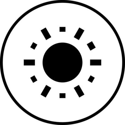 Sun Vector Icon Style