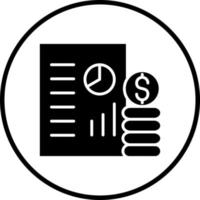 Balance Sheet Vector Icon Style