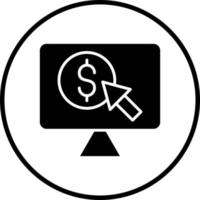 Cost Per Click Vector Icon Style