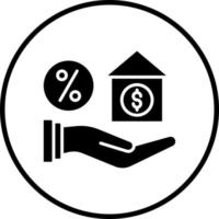 Home Loan Vector Icon Style