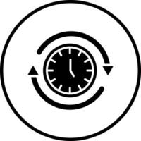 Working Time Vector Icon Style