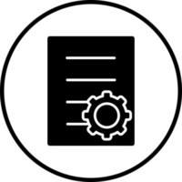 Documents Management Vector Icon Style