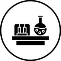 Chemical Laboratory Vector Icon Style