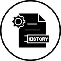 Project History Vector Icon Style