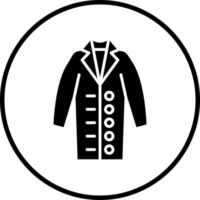 Long Coat Vector Icon Style