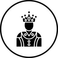 King Vector Icon Style