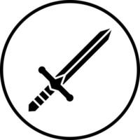 espadas vector icono estilo