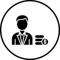 Broker Dealer Vector Icon Style