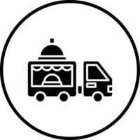 Food Truck Catering Vector Icon Style