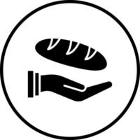 Bread Donation Vector Icon Style