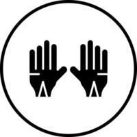 Gloves Vector Icon Style