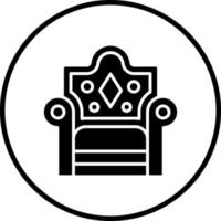 Throne Vector Icon Style