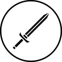 espada vector icono estilo