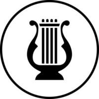 Lyre Vector Icon Style
