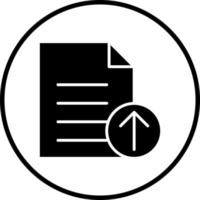 Upload File Vector Icon Style