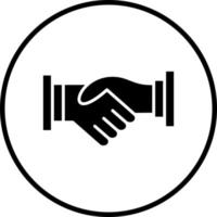 Handshake Vector Icon Style