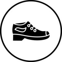 Casual Shoes Vector Icon Style