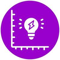 Luminous Efficacy Vector Icon Style