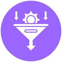Bottleneck Vector Icon Style