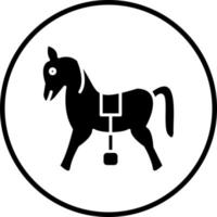 caballo vector icono estilo