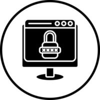 Web Security Vector Icon Style