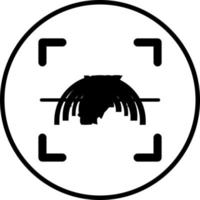 Fingerprint Scanning Vector Icon Style