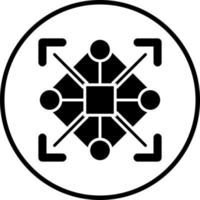 Pattern Recognition Vector Icon Style