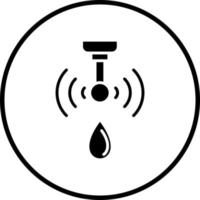 Smart Water Sensor Vector Icon Style