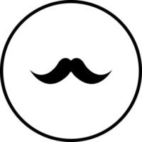 Moustache Vector Icon Style