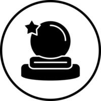 Crystal Ball Vector Icon Style