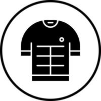 Sastre patrón de camisa vector icono estilo