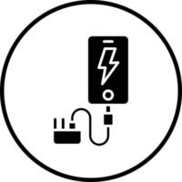 Smartphone Charger Vector Icon Style