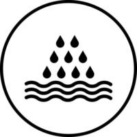 Ocean Rain Vector Icon Style