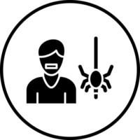 Fear Of Spiders Vector Icon Style