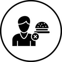 No Appetite Vector Icon Style