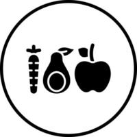 Muscle Gain Diet Vector Icon Style