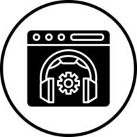 24 7 Support Vector Icon Style