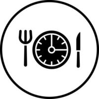 Intermittent Fasting Vector Icon Style