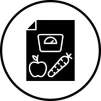 Dieting Tips Vector Icon Style