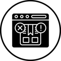 Damaged Package Vector Icon Style