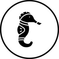 Seahorse Vector Icon Style