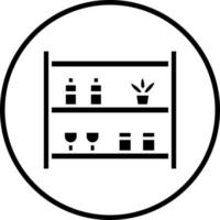 Store Shelfs Vector Icon Style