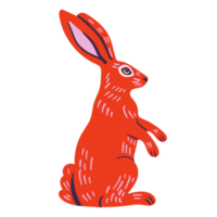 Chinese Red Rabbit png