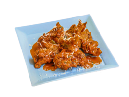 spicy chicken wings meal transparent photo png